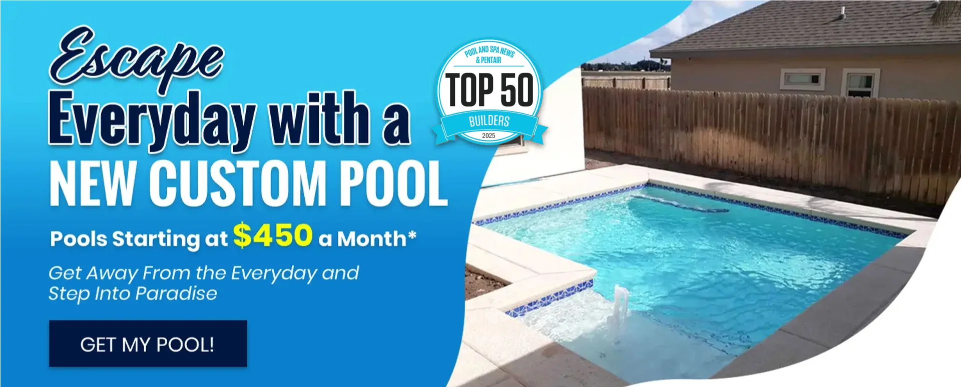 Escape Everyday with a New Custom Pool